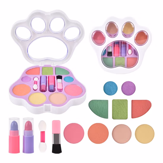 Стильный детский набор косметики Akla с косметичкой для девочек