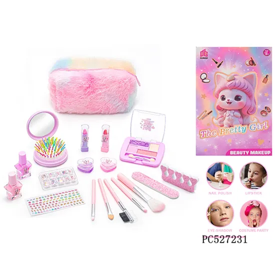 Детский игровой набор принцессы, наборы косметики, смываемые